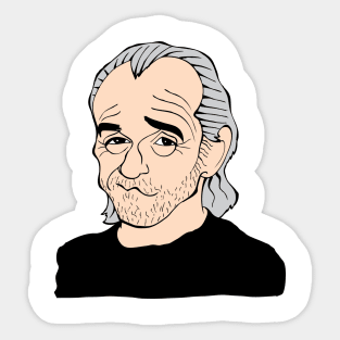 GEORGE CARLIN COMEDIAN FAN ART Sticker